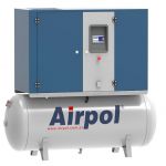 6.1. Sprężarka śrubowa AIRPOL KT15 - na zbiorniku 500 l. z osuszaczem chłodniczym i filtrami.